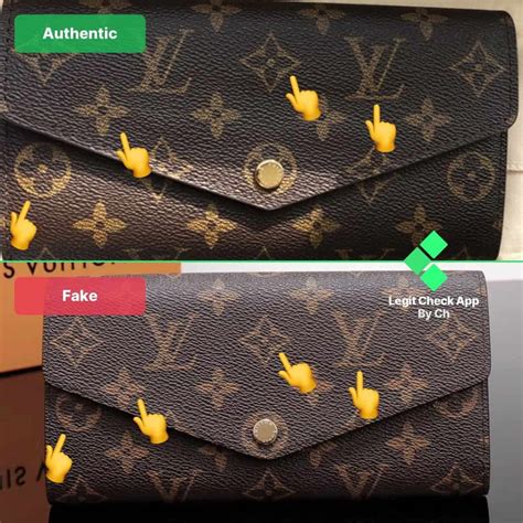 louis vuitton monogram wallet real vs fake|louis vuitton wallet authenticity code.